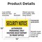 Signmission Visitors Report To Front Office OSHA Security Notice Sign, Plastic, 14in W x 10in L, 2PK OS-2PACK-SN-P-1014-L-11676 - alternate 7